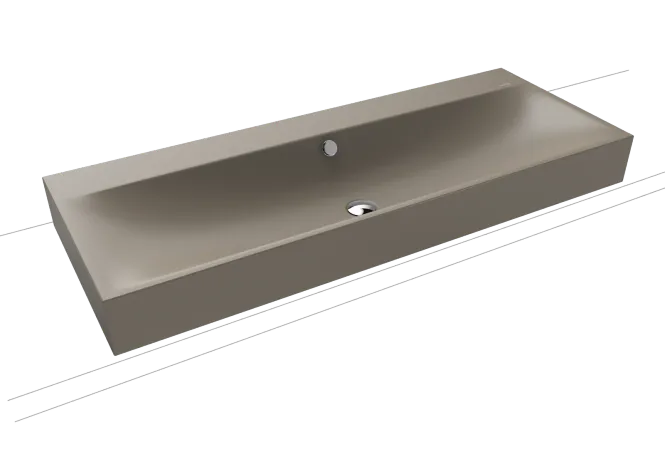 Hovedbilde Kaldewei SILENIO Toppmontert Servant Mod 3049 120x46 cm, Warm Grey ...
