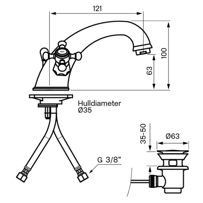 Tapwell VLV065 servantbatteri