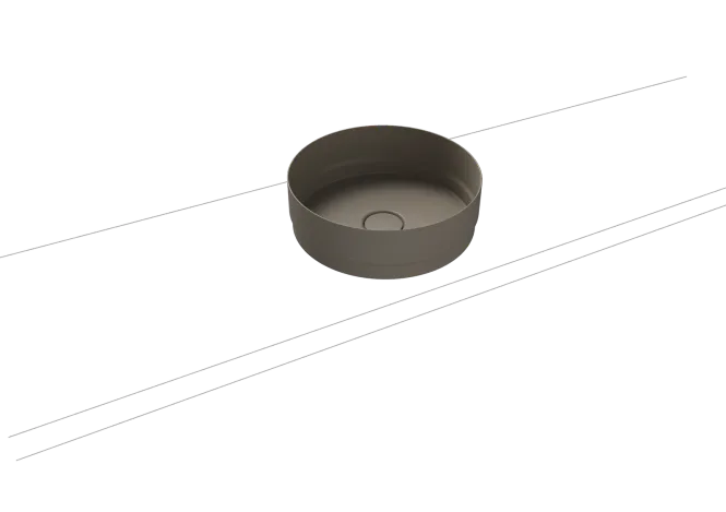 Hovedbilde Kaldewei NUEVA Mod 3191 Toppmontert Servant, 38x38 cm, Warm Grey 60, ...