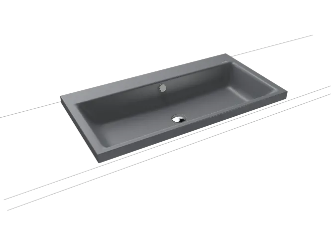 Hovedbilde Kaldewei PURO Mod 3155 Toppmontert Servant, 90x46 cm, Cool Grey 70, 0 ...