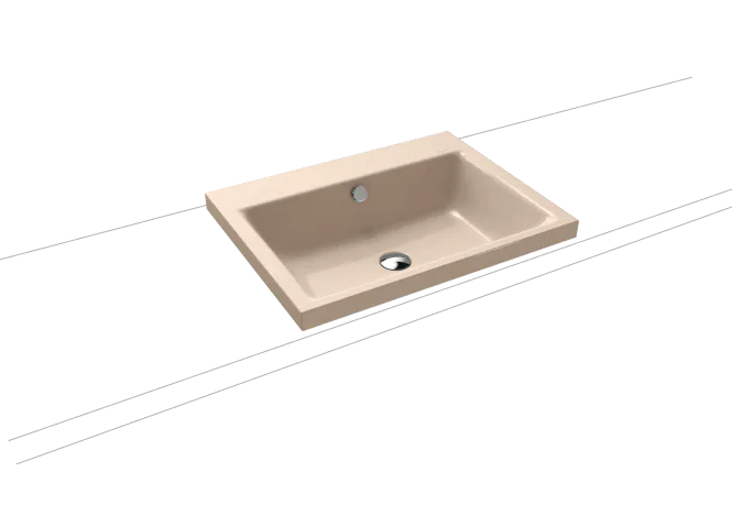 Hovedbilde Kaldewei PURO Mod 3154 Toppmontert Servant, 60x46 cm, Bahama Beige, 0 ...