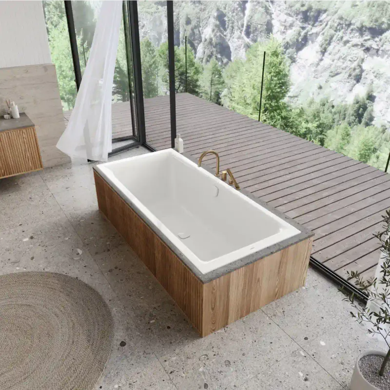 Kaldewei PURO NEXT COMBI Mod 1435 Innebygd Badekar 170x80 cm