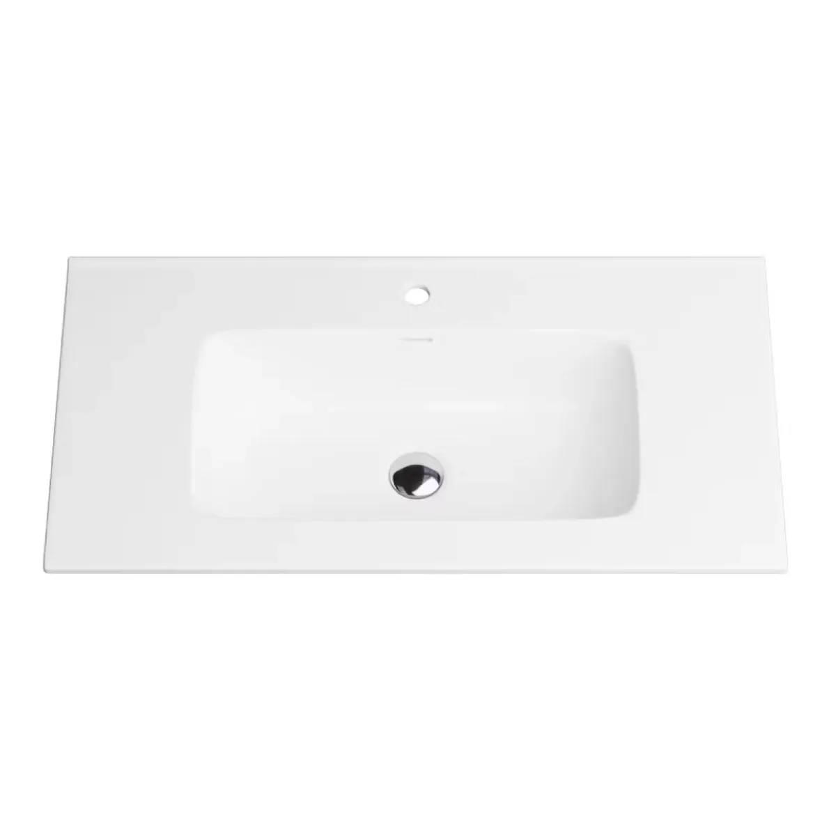 FossBad Aqua Enkel Møbelservant 61-121 cm - Porselen