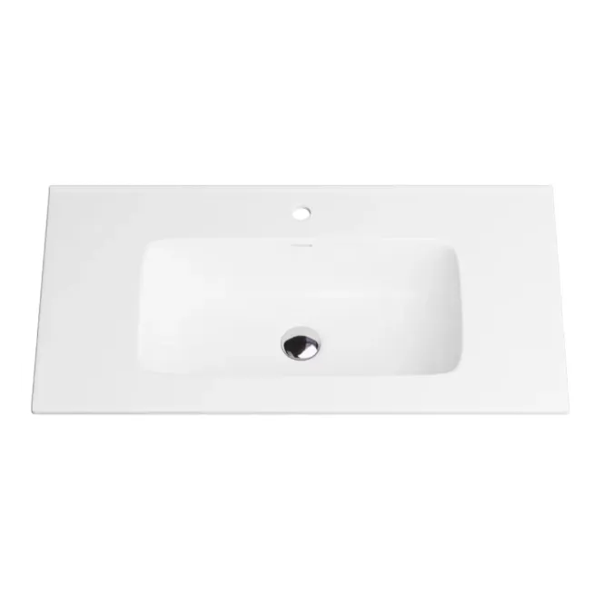 Hovedbilde FossBad Aqua Enkel Møbelservant 61-121 cm - Porselen