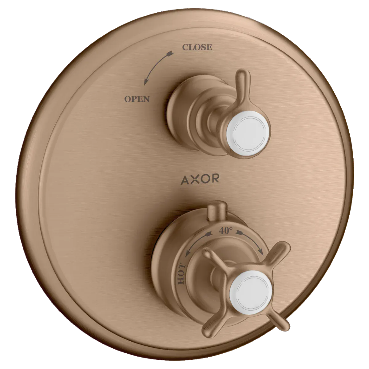 Axor Montreux Innebygd Termostatmodul med kryssgrep og avsperring - 1 uttak