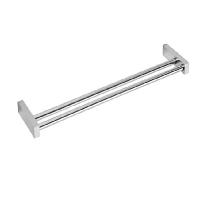 Hovedbilde OUTLET: QTOO Håndklestang dobbel 60 cm - blankpolert