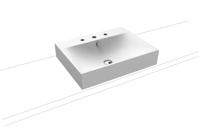 Hovedbilde Kaldewei SILENIO Toppmontert Servant Mod 3042 60x46 cm, Alpine White ...