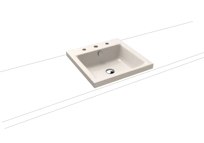 Hovedbilde Kaldewei PURO Mod 3153 Toppmontert Servant, 46x46 cm, Pergamon, 3 ...