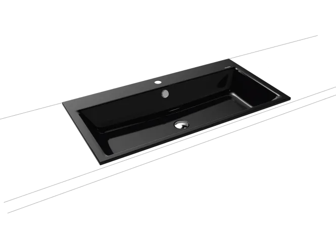 Hovedbilde Kaldewei PURO Mod 3152 Nedfelt Servant, 90x46 cm, Black, 1 kranhull, ...