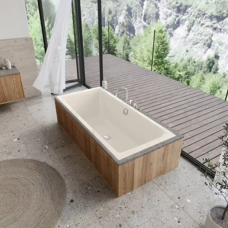 Kaldewei PURO NEXT COMBI Mod 1435 Innebygd Badekar 170x80 cm