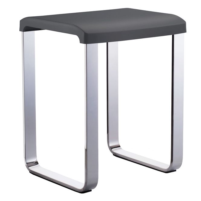 Hovedbilde Smedbo LIVING BASIC Baderomskrakk, Aluminium/Grå