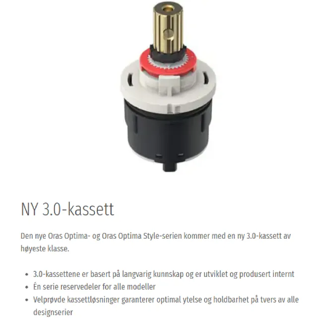 Hovedbilde Oras Optima servantbatteri