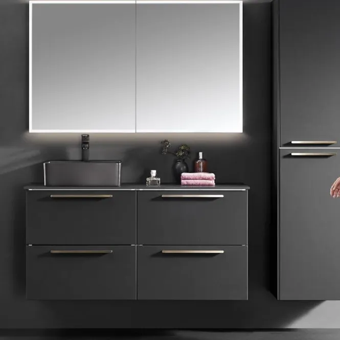 Hovedbilde Scala Bad Como 120 cm dobbel servantskap - Standard fronter