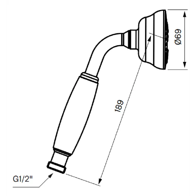 Hovedbilde Tapwell ZDOC030 hånddusj
