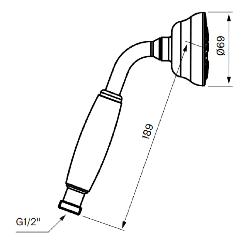 Tapwell ZDOC030 hånddusj