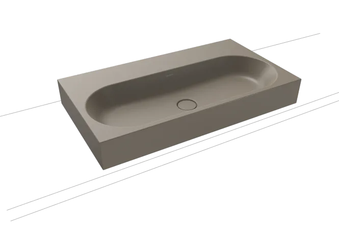 Hovedbilde Kaldewei CENTRO Mod 3058 Toppmontert Servant, 90x50 cm, Warm Grey 60, ...