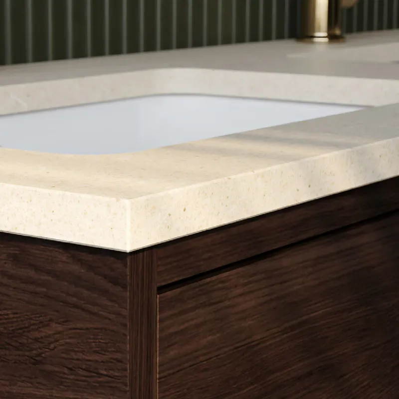 Gustavsberg Ducentic Servantskap 60 cm med Beige Royal Benkeplate og Underlimt Servant