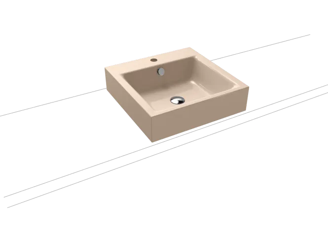 Hovedbilde Kaldewei PURO Mod 3156 Toppmontert Servant, 46x46 cm, Bahama Beige, 1 ...
