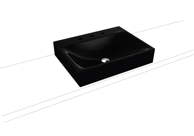 Hovedbilde Kaldewei SILENIO Toppmontert Servant Mod 3042 60x46 cm, Black, 3 ...