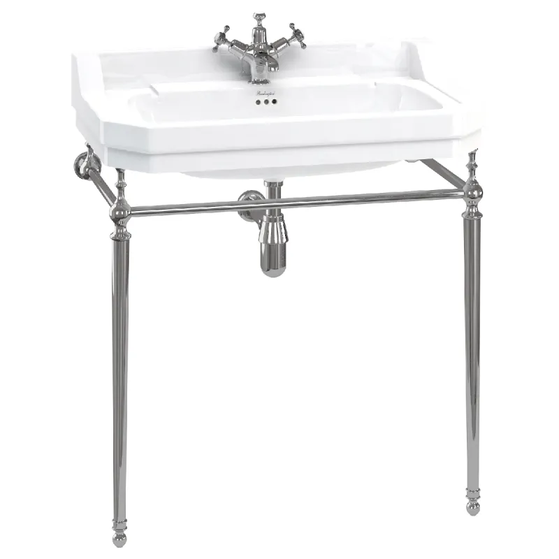 Burlington Edwardian servant 80x51 cm inkl.rørstativ i krom