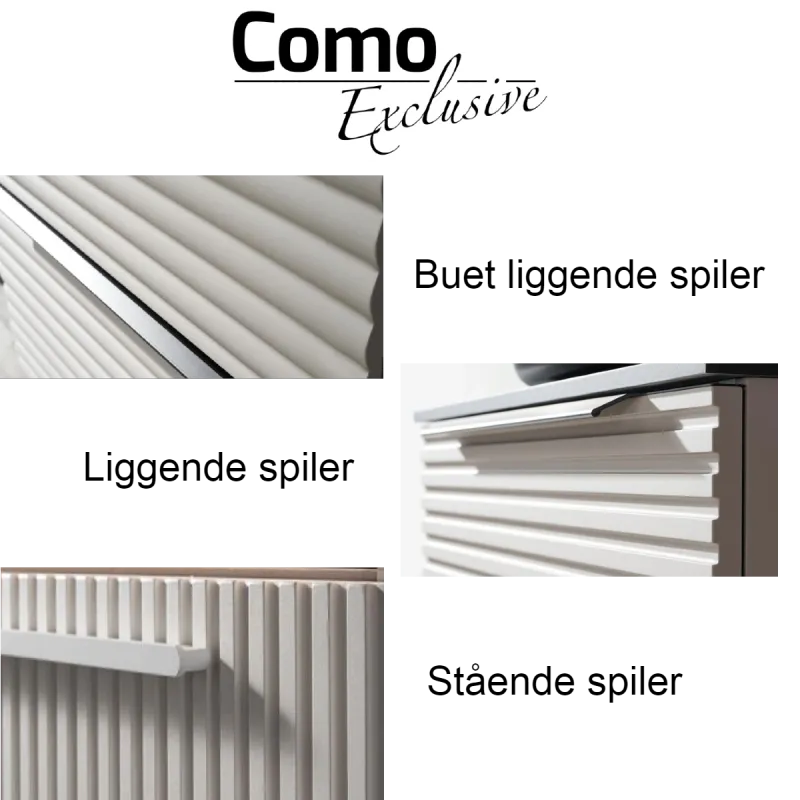 Scala Bad Como 120 cm servantskap - Exclusive fronter
