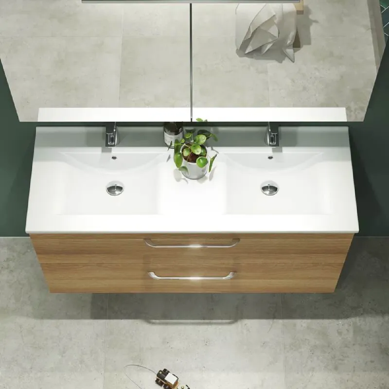 Dansani Amber dobbel møbelservant 121 cm - porselen