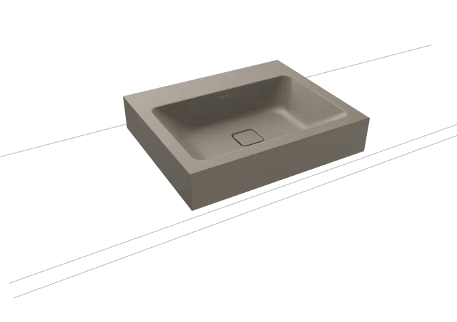 Hovedbilde Kaldewei CONO Mod 3085 Toppmontert Servant, 60x50 cm, Warm Grey 60, 0 ...