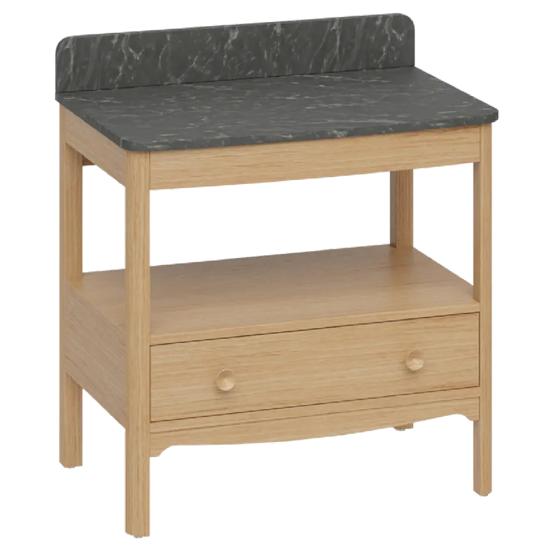 Burlington Guild Servantskap 81 cm med Marquina Benkeplate