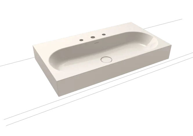Hovedbilde Kaldewei CENTRO Mod 3058 Toppmontert Servant, 90x50 cm, Pergamon, 3 ...