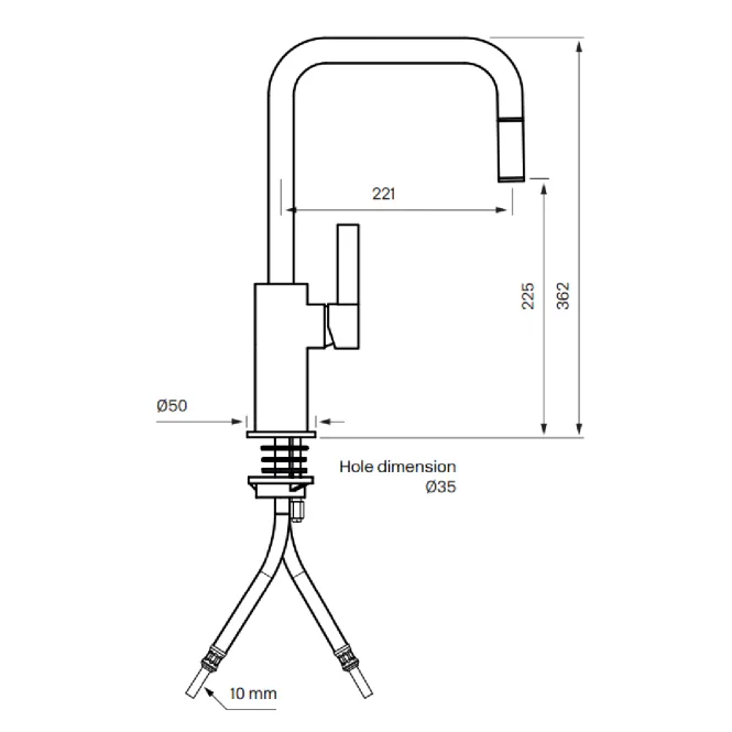 Hovedbilde Tapwell ARM577 Kjøkkenbatteri