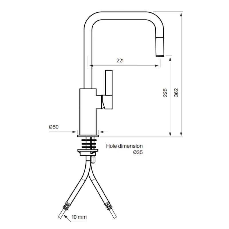 Tapwell ARM577 Kjøkkenbatteri
