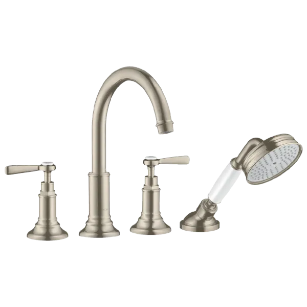 Hovedbilde Axor Montreux 4-hulls Badekarbatteri til karkant med vingegrep