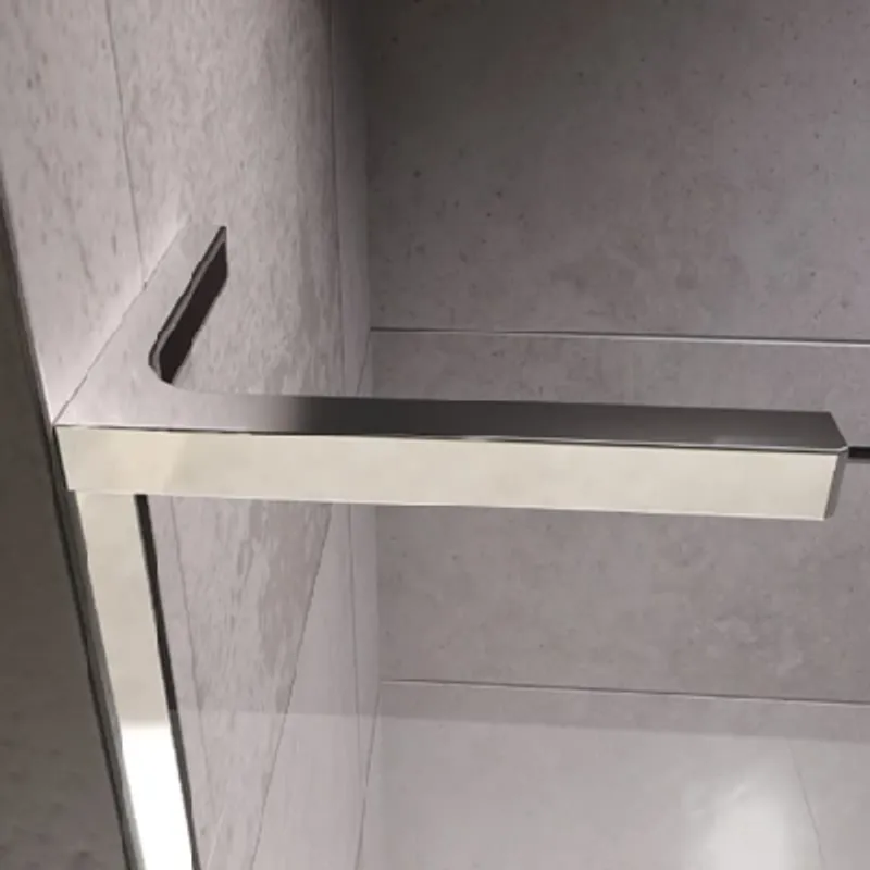 OUTLET:  Strømberg Walk-In 205 Dusjvegg 90 cm Krom/Klart glass
