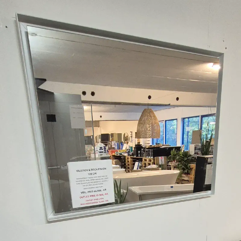 OUTLET: Villeroy & Boch Finion 120 cm Baderomsmøbel Sort - Utstilling