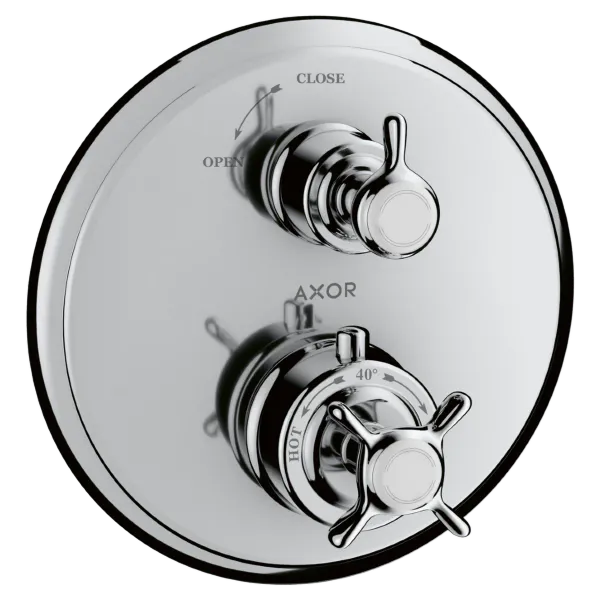 Hovedbilde Axor Montreux Innebygd Termostatmodul med kryssgrep og avsperring - 1 ...