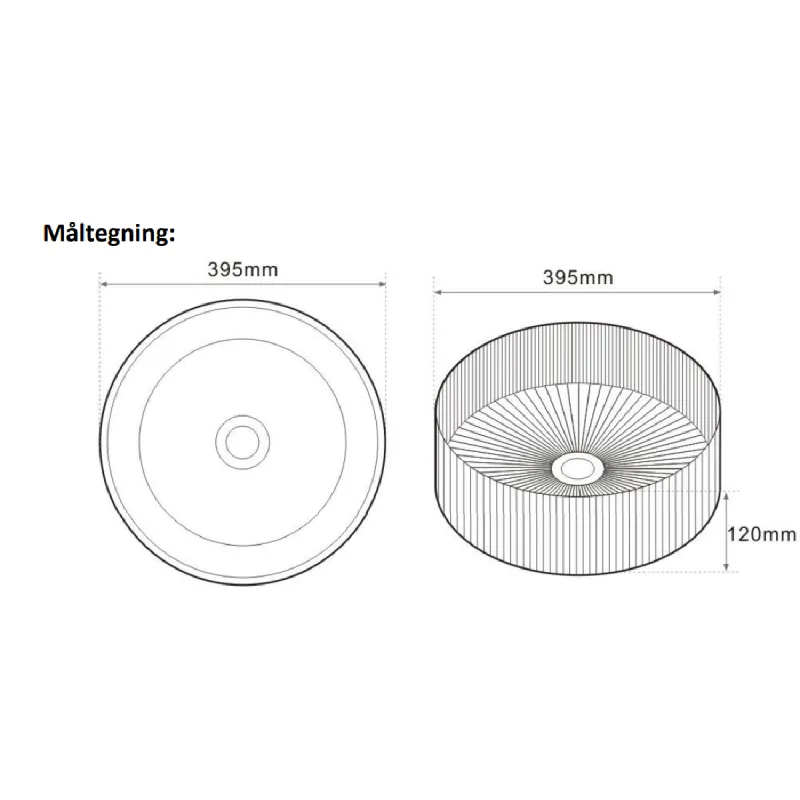 Scala Bad Romano Toppmontert Servant ø39,5 cm