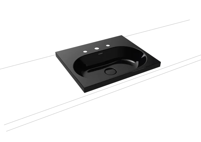 Hovedbilde Kaldewei CENTRO Mod 3055 Toppmontert Servant, 60x50 cm, Black, 3 ...