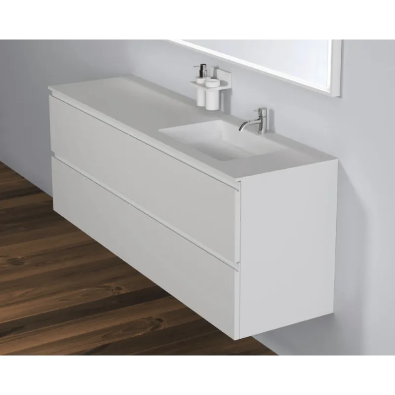 Copenhagen Bath Malmö 160 cm servantskap - med høyre servant
