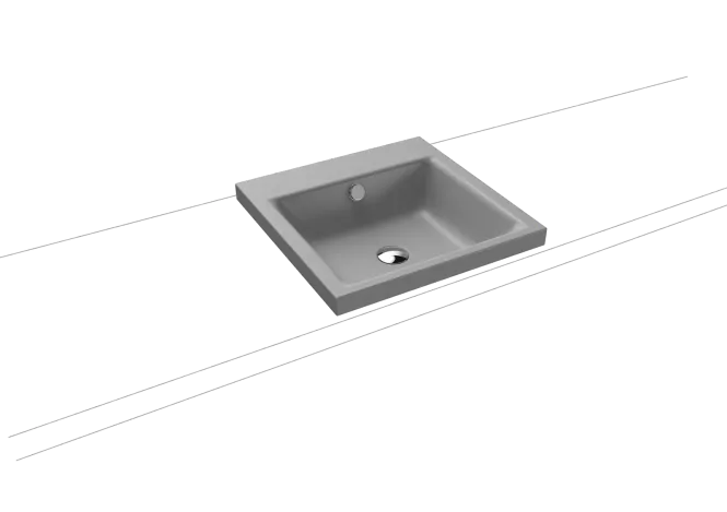 Hovedbilde Kaldewei PURO Mod 3153 Toppmontert Servant, 46x46 cm, Cool Grey 30, 0 ...