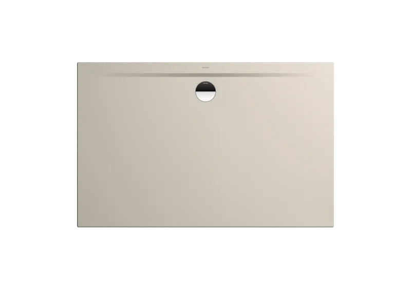 Kaldewei SUPERPLAN ZERO Mod 1576-5 Dusjkar 80x140 cm, Warm Grey 10, Invisible Grip, med ekstra lav støtte