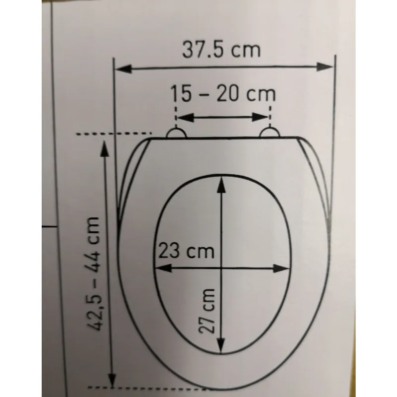 KAN 3001 Exclusive toalettsete m/ softclose farger