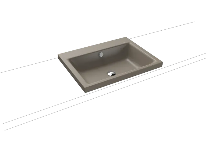 Hovedbilde Kaldewei PURO Mod 3154 Toppmontert Servant, 60x46 cm, Warm Grey 60, 0 ...
