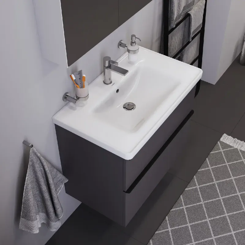 Duravit D-Neo enkel møbelservant 60-100.5 cm - porselen