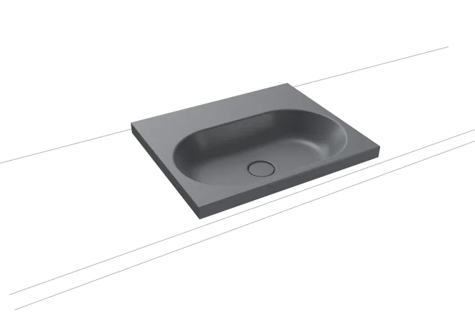 Hovedbilde Kaldewei CENTRO Mod 3055 Toppmontert Servant, 60x50 cm, Cool Grey 70, ...