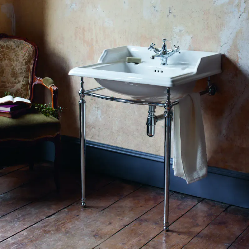 Burlington Classic servant 65x57.5 cm inkl.rørstativ i krom