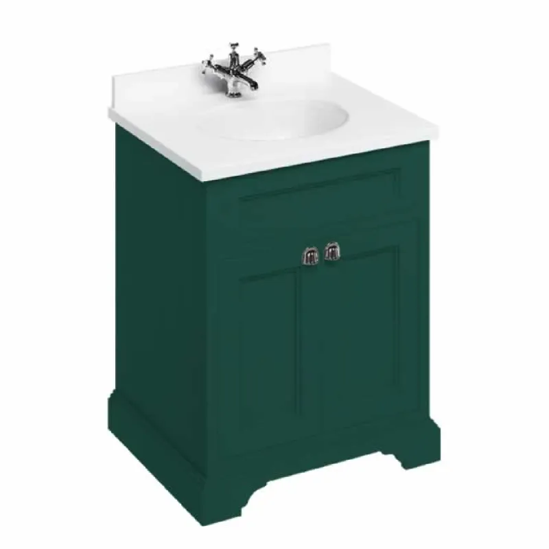 Burlington servantskap 67x55 cm med benkeplate/underlimt servant