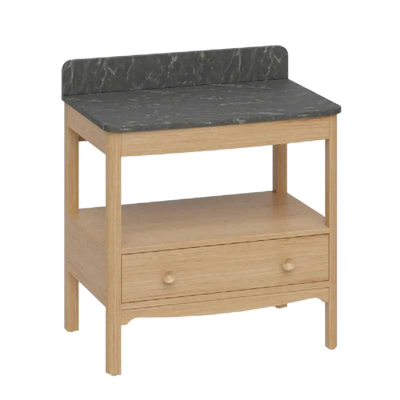 Burlington Guild Servantskap 81 cm med Marquina Benkeplate
