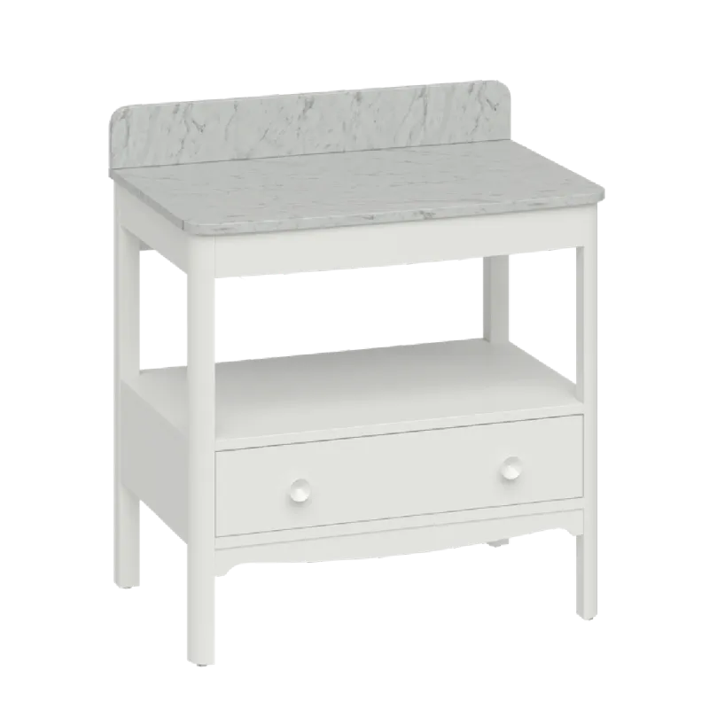 Burlington Guild Servantskap 81 cm med Carrara Benkeplate