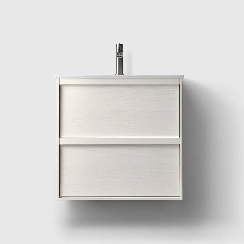 Haven H2 Servantskap 60 cm med White Solid Integrert Servant