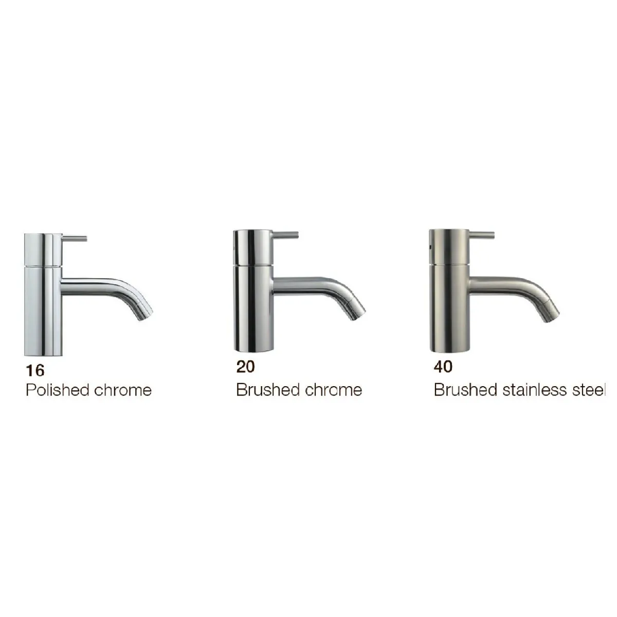 Vola 111 1-greps Innebygd Servantbatteri med 16 cm tut